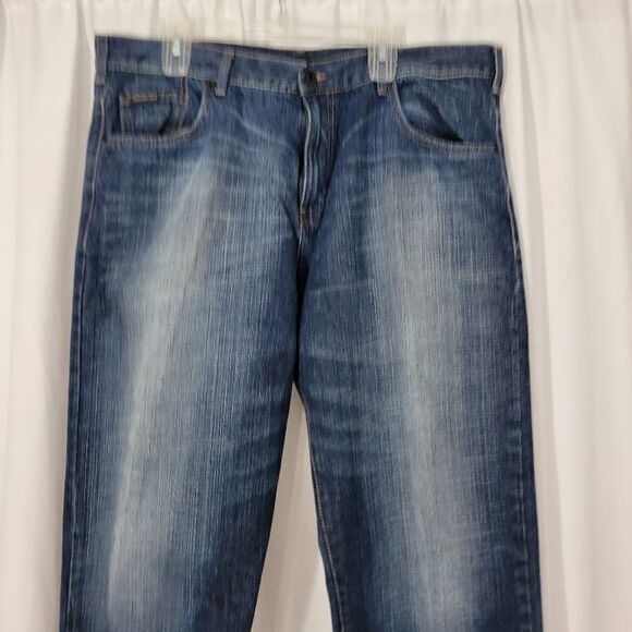 Men's Calvin klein relaxed straight jeans Sz 40x30 - Picture 3 of 9